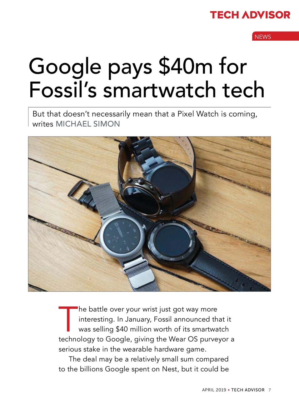 Tech Advisor Preview Pages