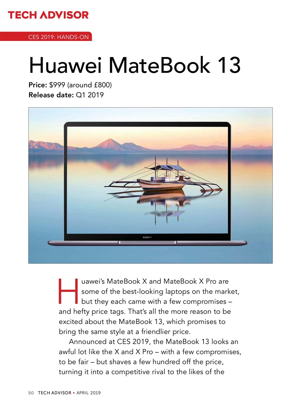 Tech Advisor Preview Pages