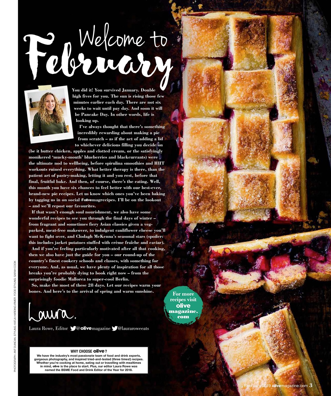 Olive Magazine Preview Pages