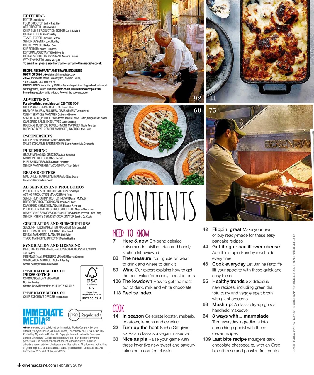 Olive Magazine Preview Pages