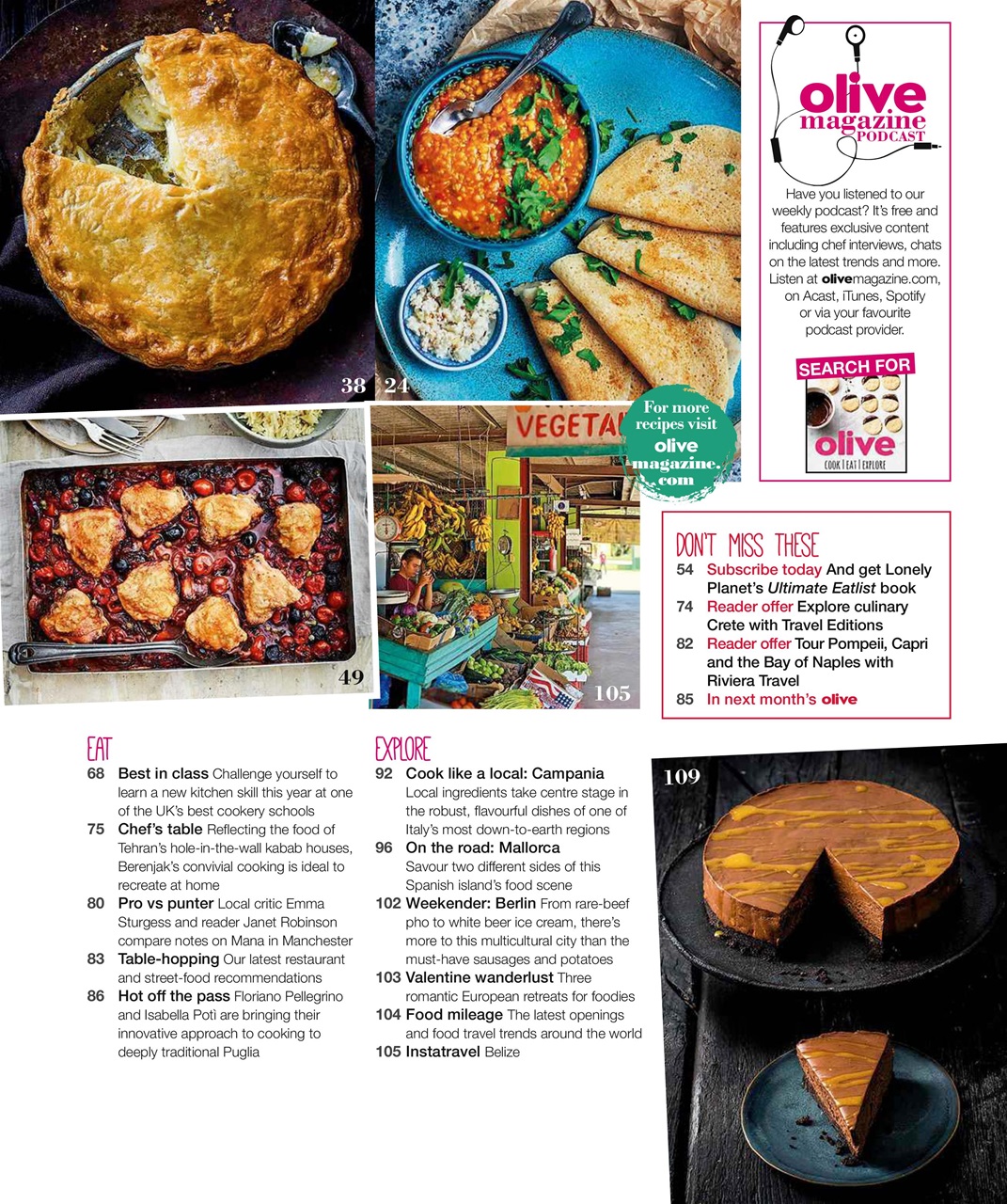 Olive Magazine Preview Pages