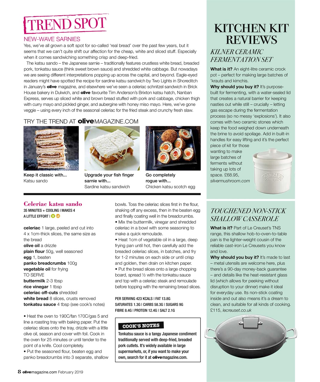 Olive Magazine Preview Pages