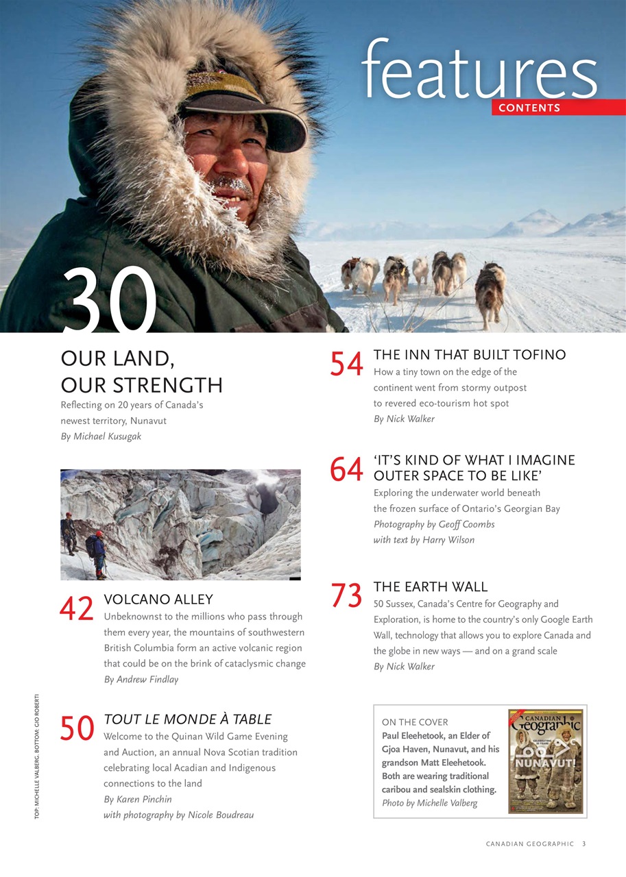 Canadian Geographic Preview Pages