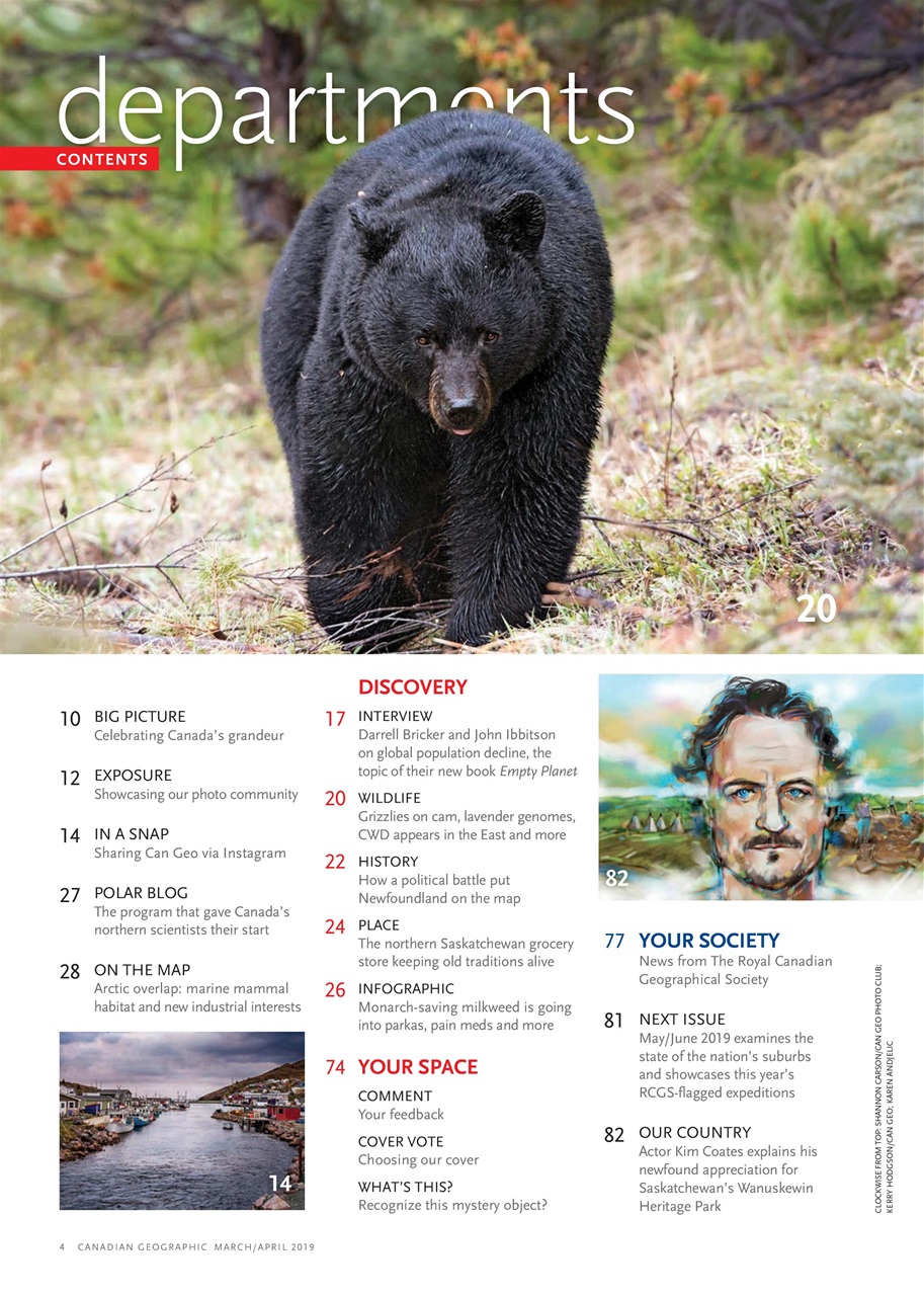 Canadian Geographic Preview Pages