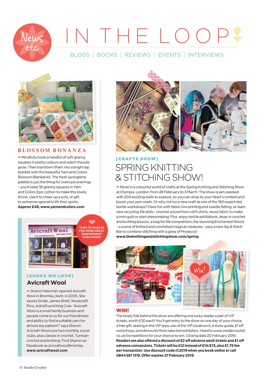 Inside Crochet Preview Pages