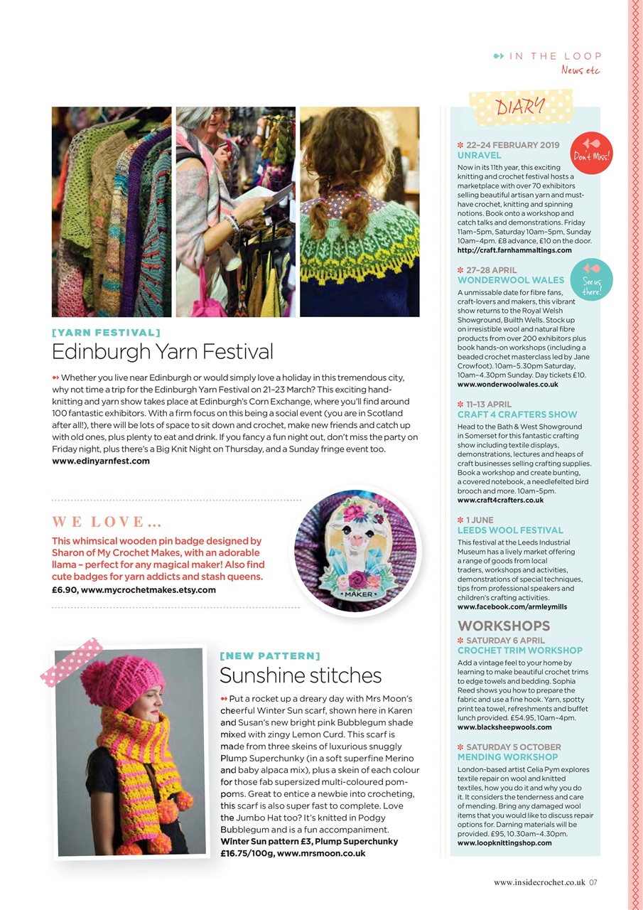 Inside Crochet Preview Pages