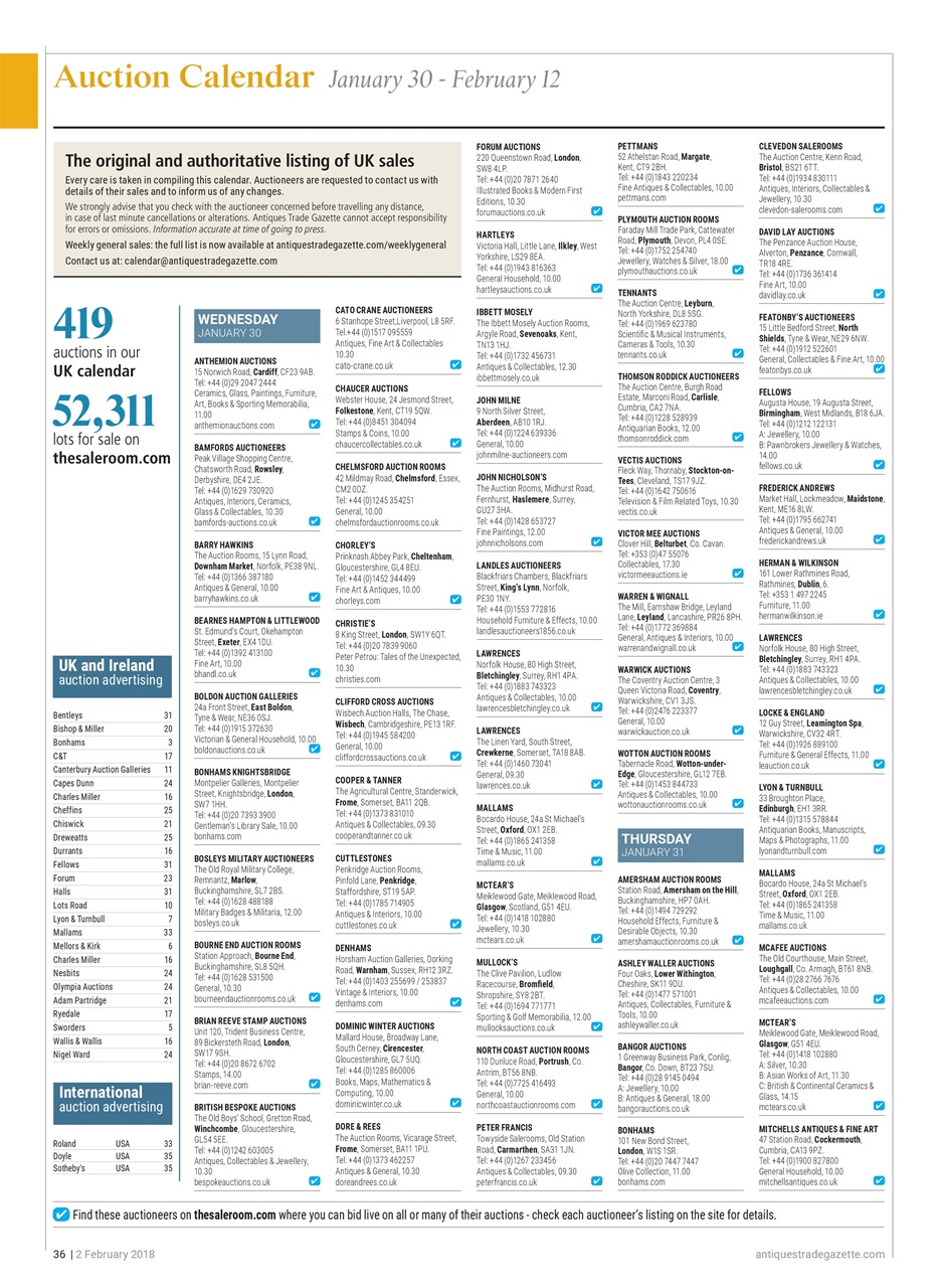 Antiques Trade Gazette Preview Pages