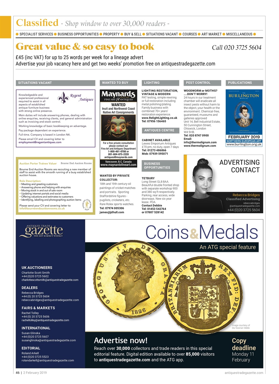 Antiques Trade Gazette Preview Pages