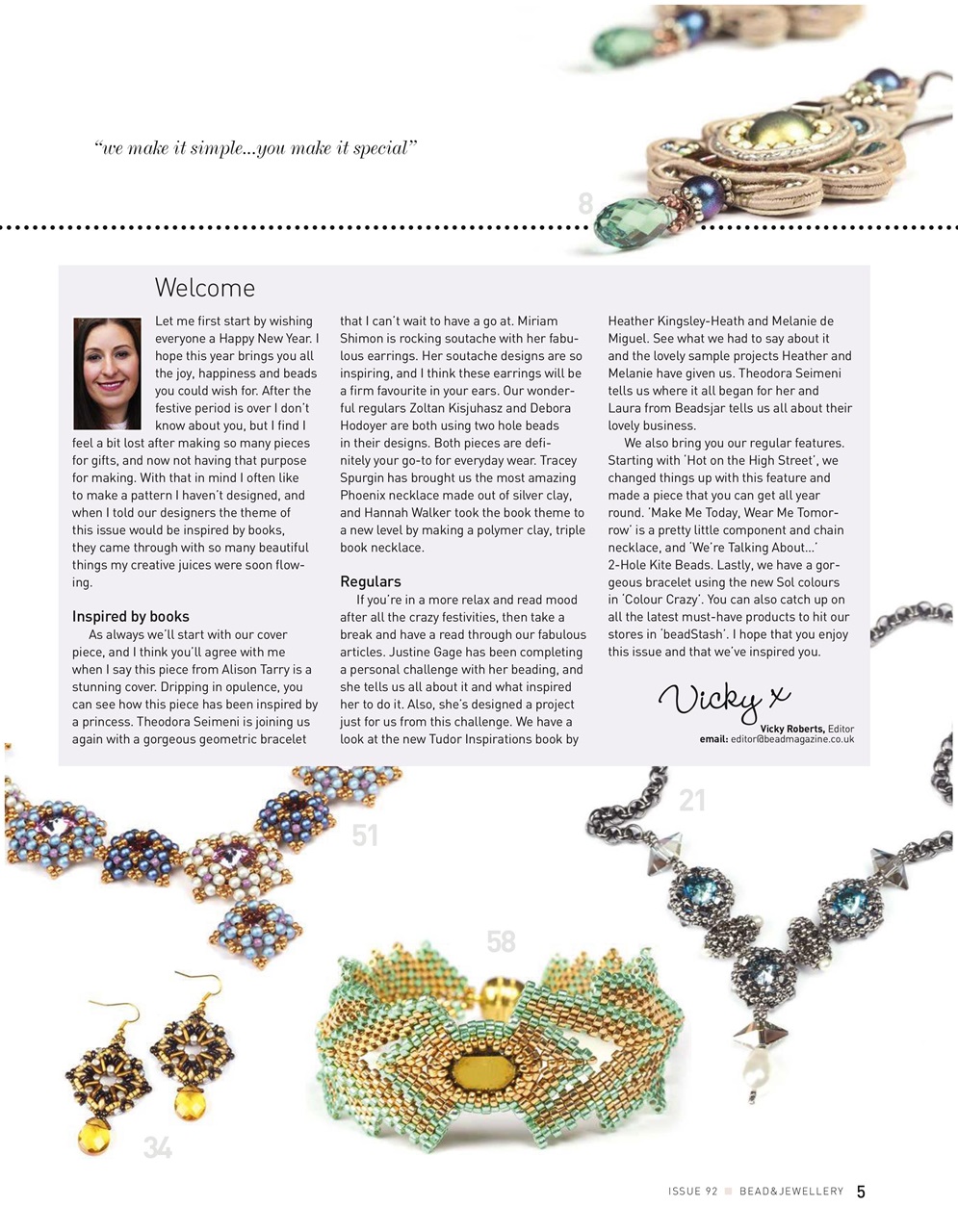 Bead & Jewellery Magazine Preview Pages