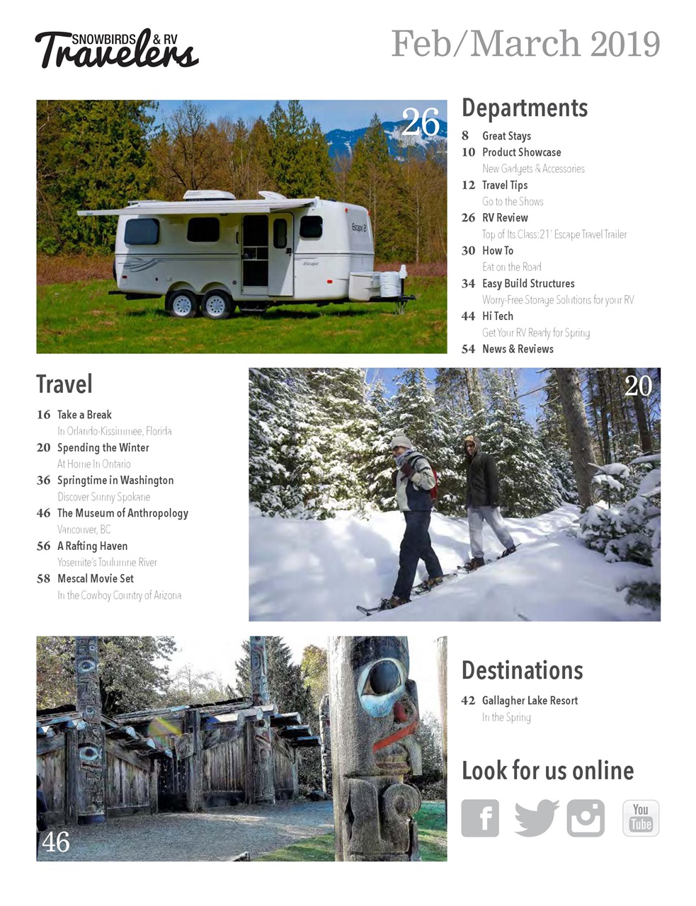 Snowbirds & RV Travelers Preview Pages