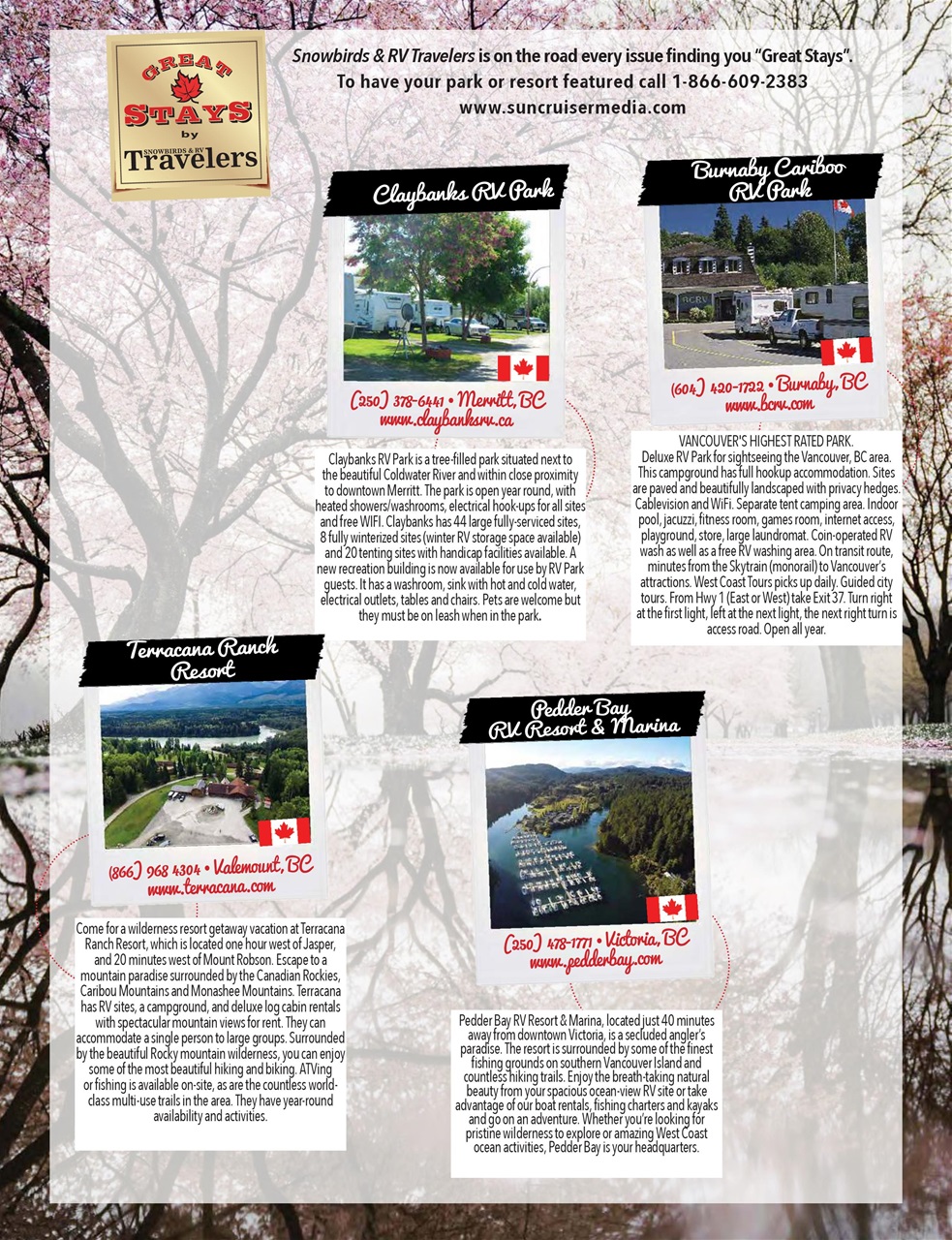 Snowbirds & RV Travelers Preview Pages