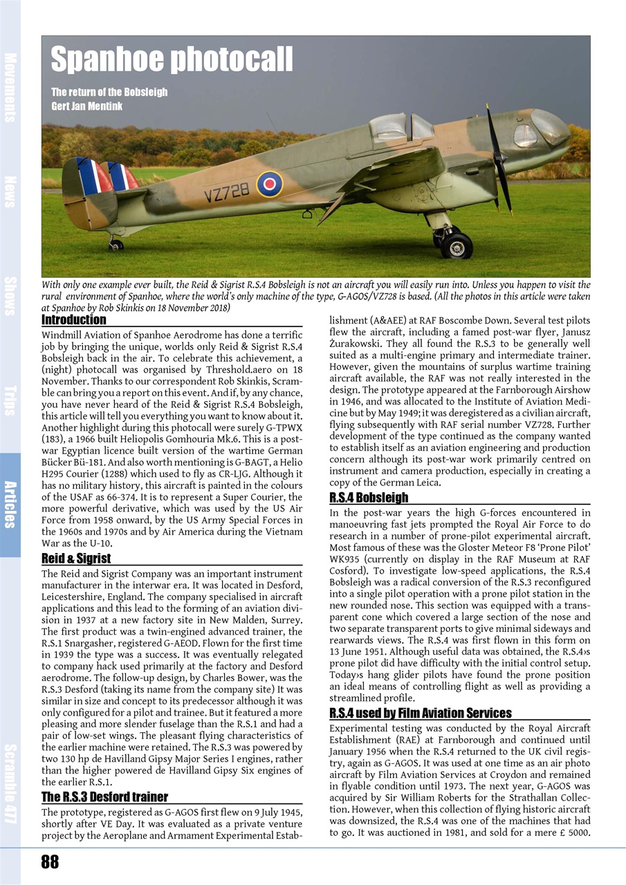 Scramble Magazine Preview Pages