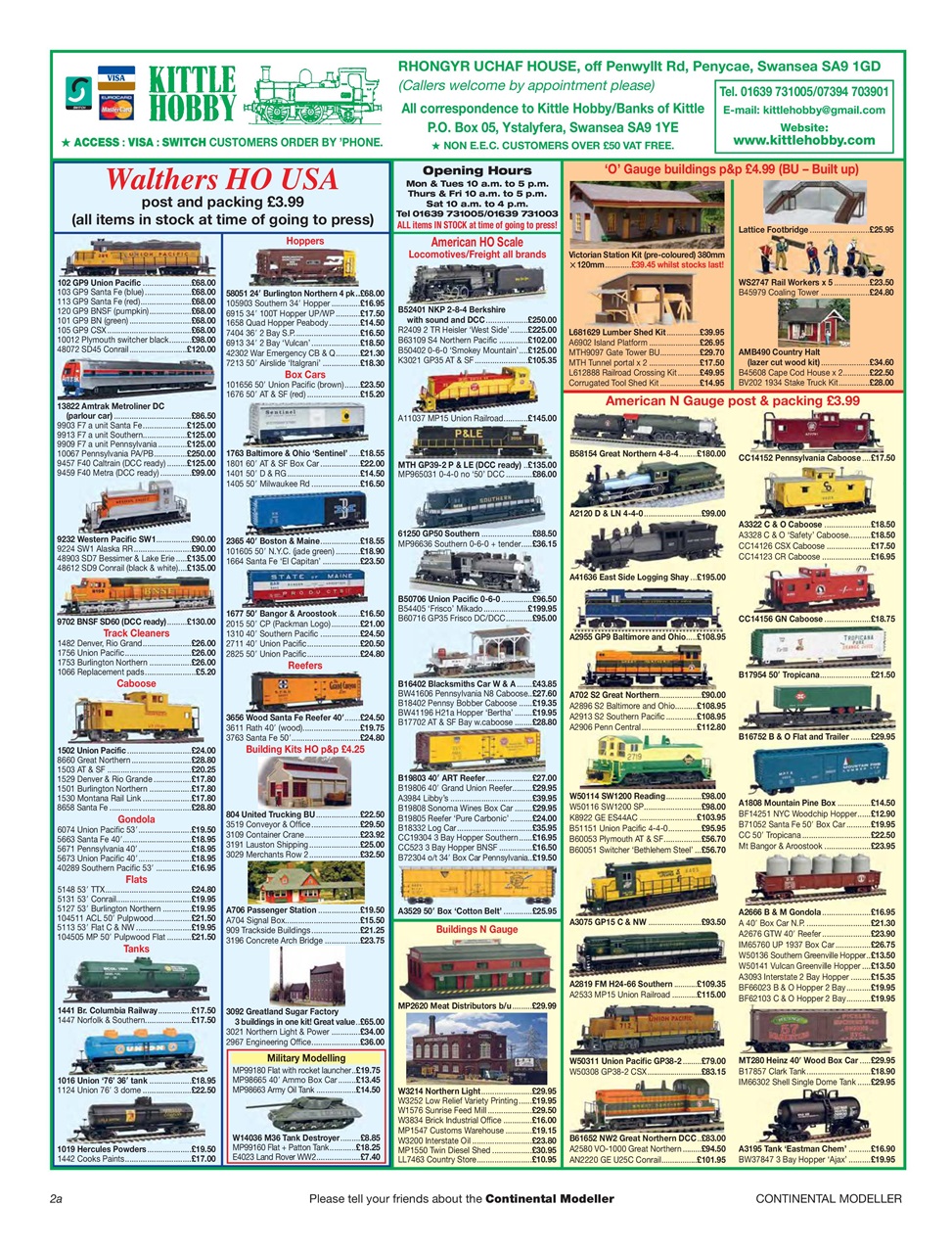 Continental Modeller Preview Pages