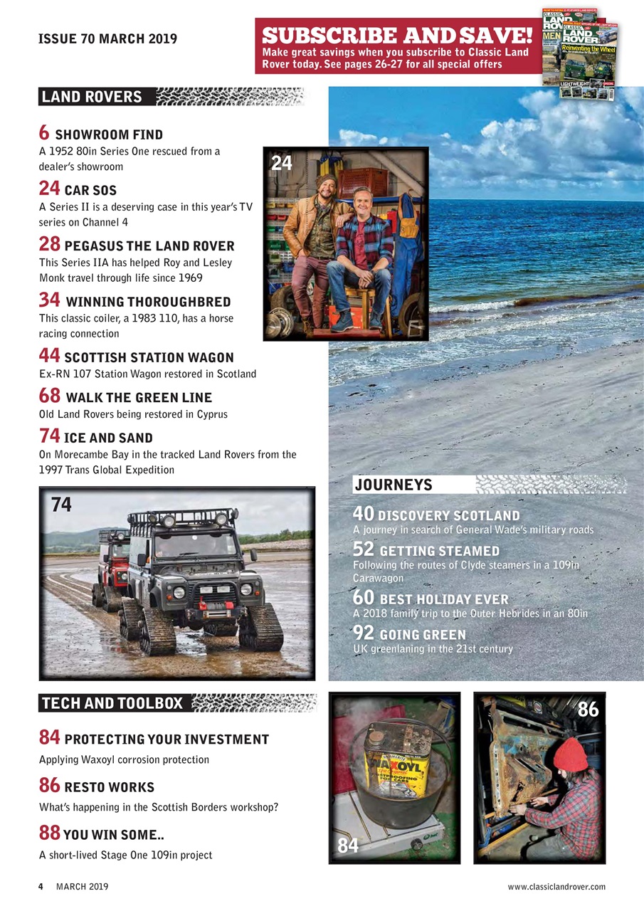 Classic Land Rover Magazine Preview Pages