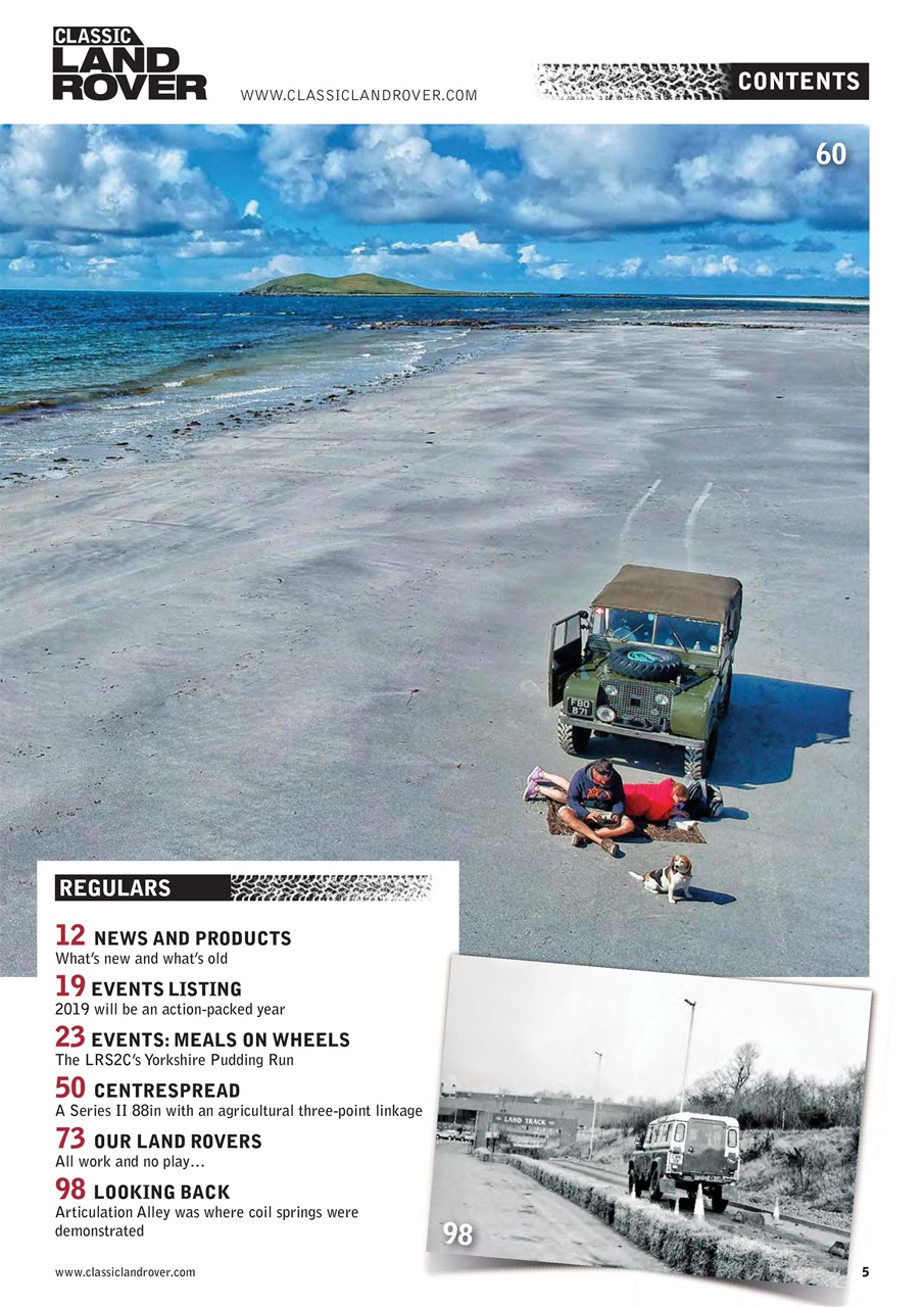 Classic Land Rover Magazine Preview Pages