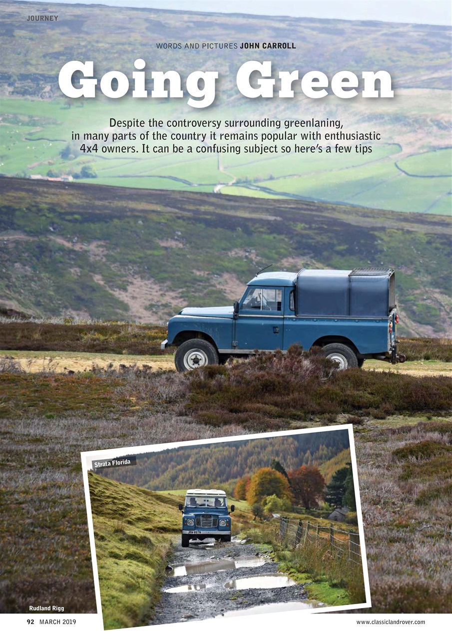 Classic Land Rover Magazine Preview Pages