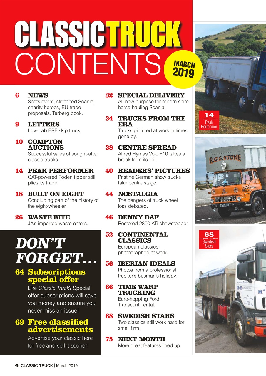 Classic Truck (OLD) Preview Pages