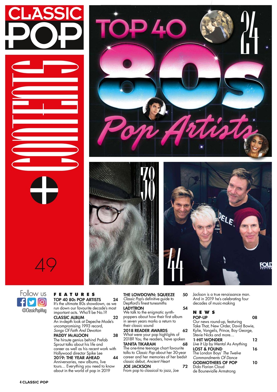 Classic Pop Preview Pages