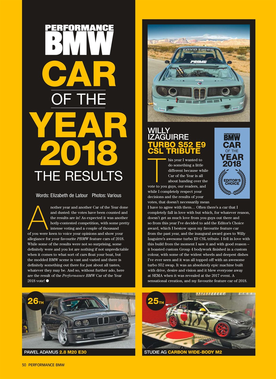 Performance BMW Preview Pages