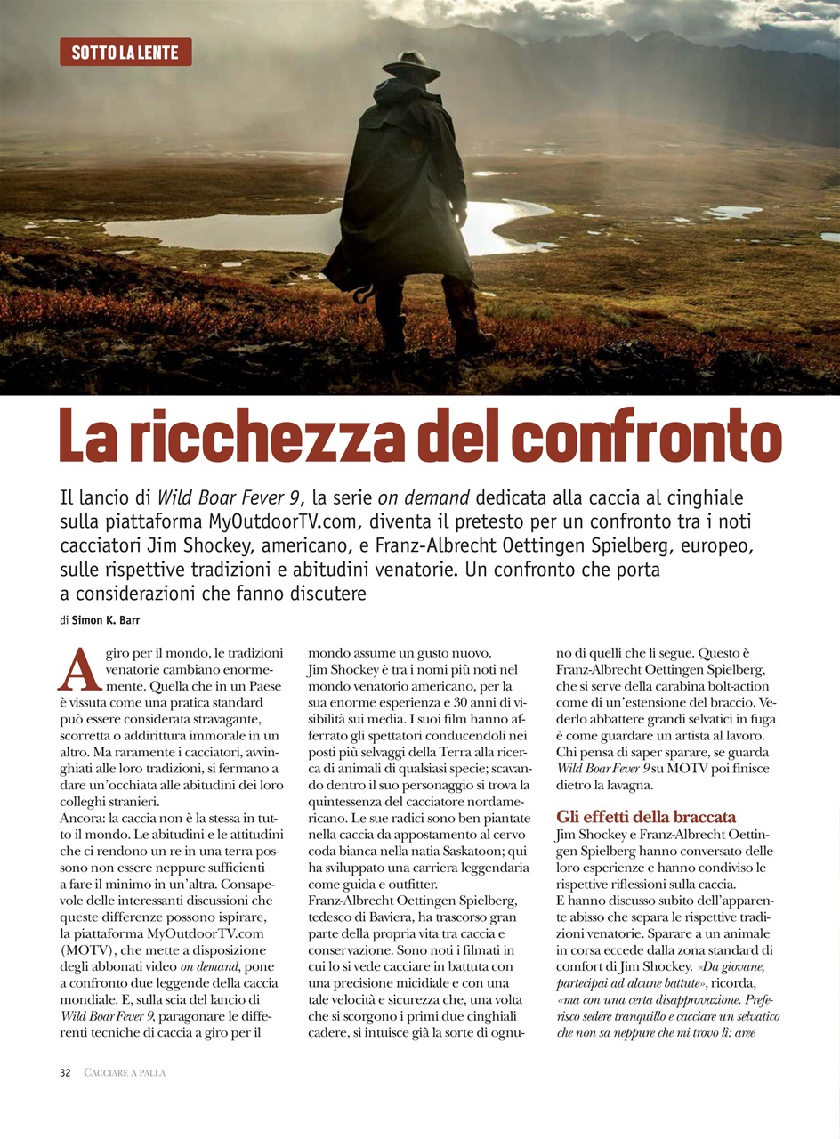 Caccia Magazine Preview Pages