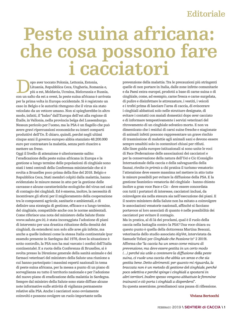 SENTIERI DI CACCIA Preview Pages