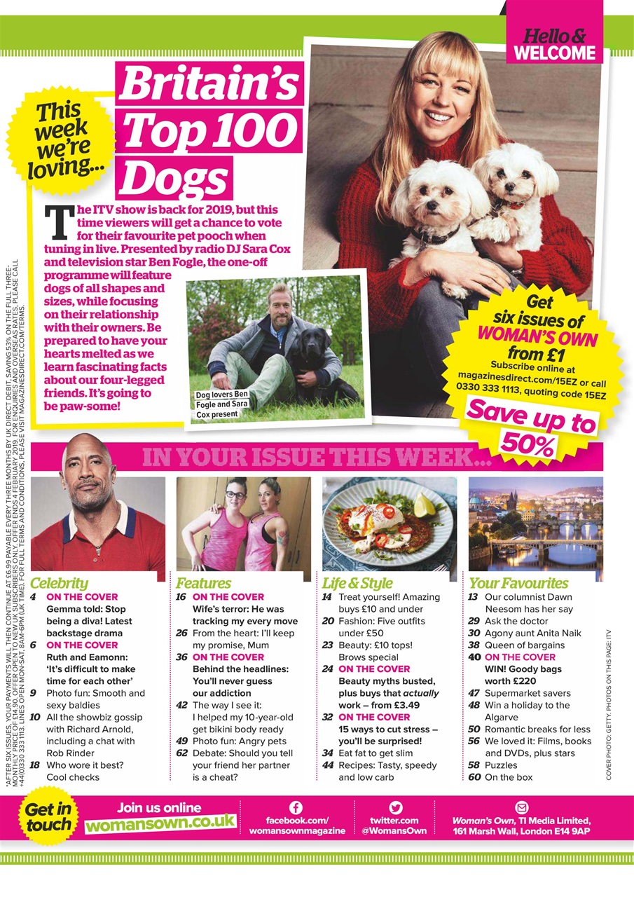 Woman's Own Preview Pages