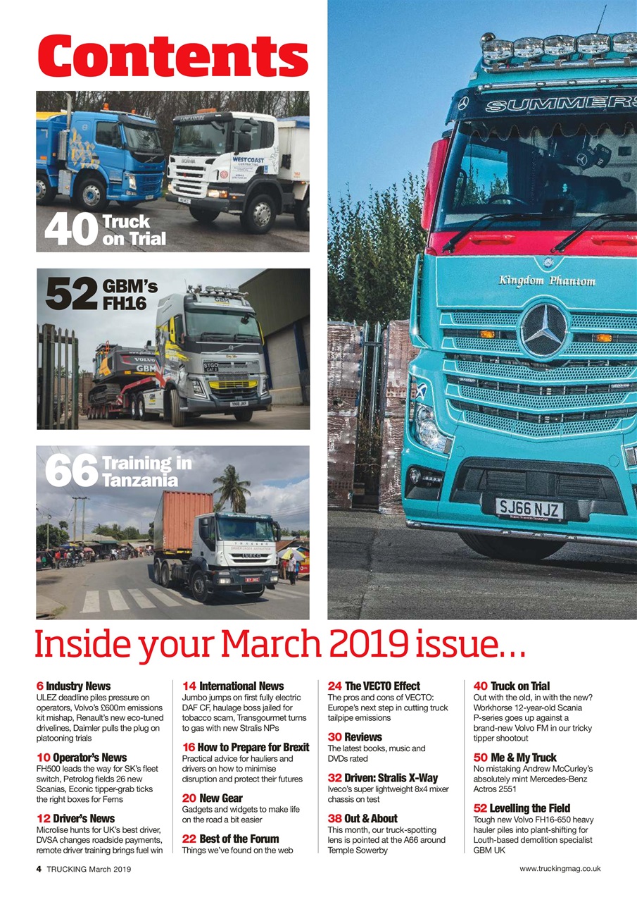 Trucking Magazine Preview Pages