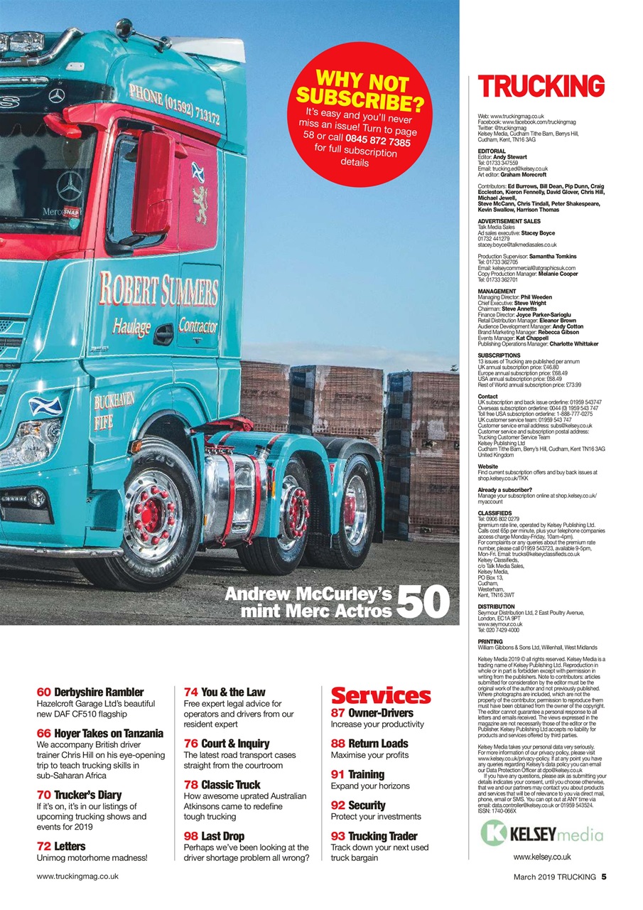Trucking Magazine Preview Pages
