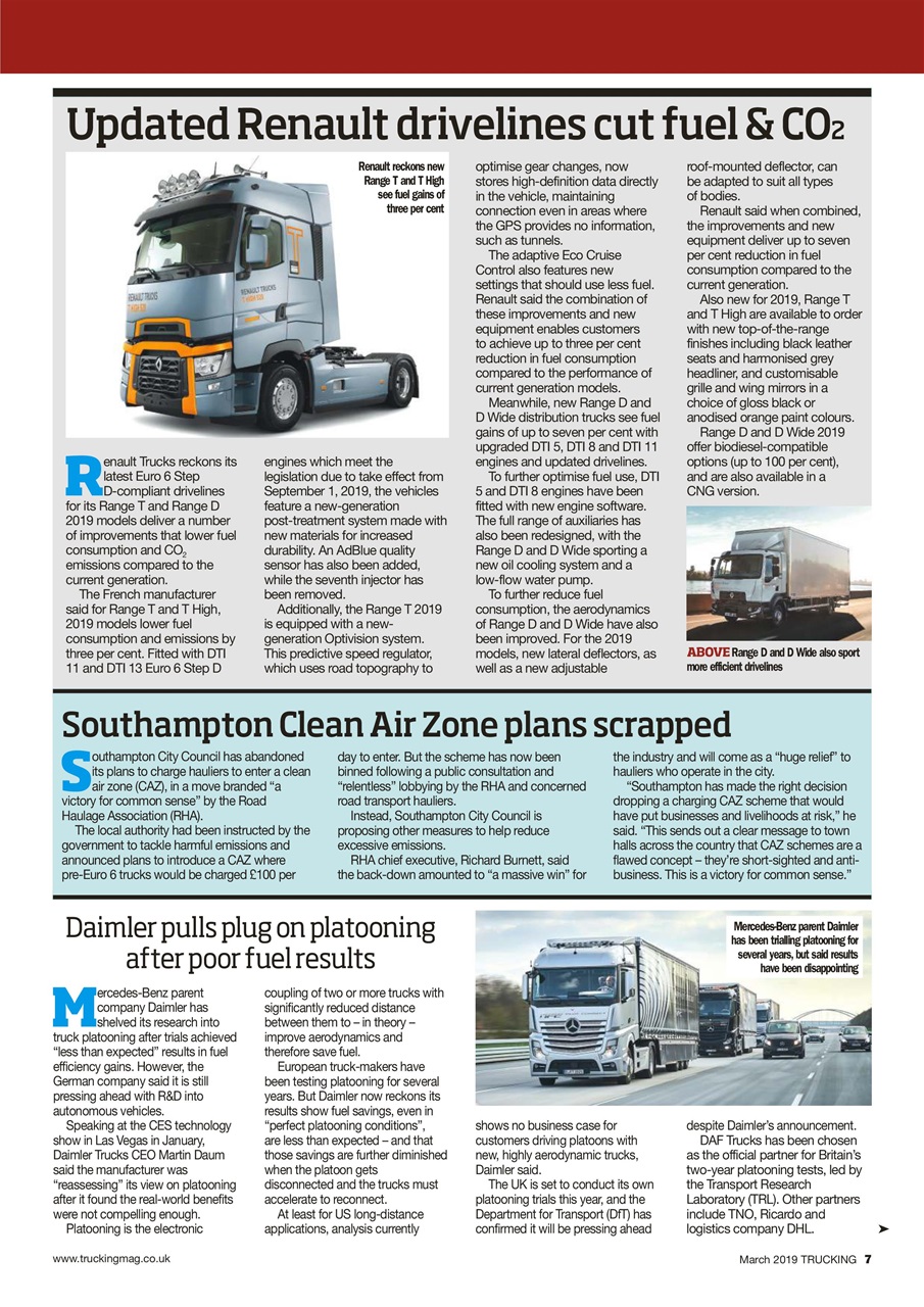 Trucking Magazine Preview Pages