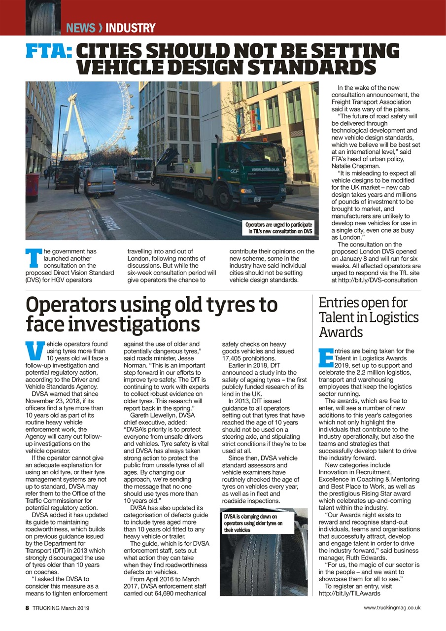 Trucking Magazine Preview Pages