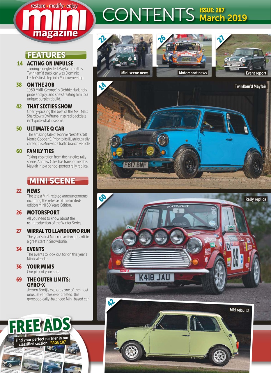 Mini Magazine Preview Pages