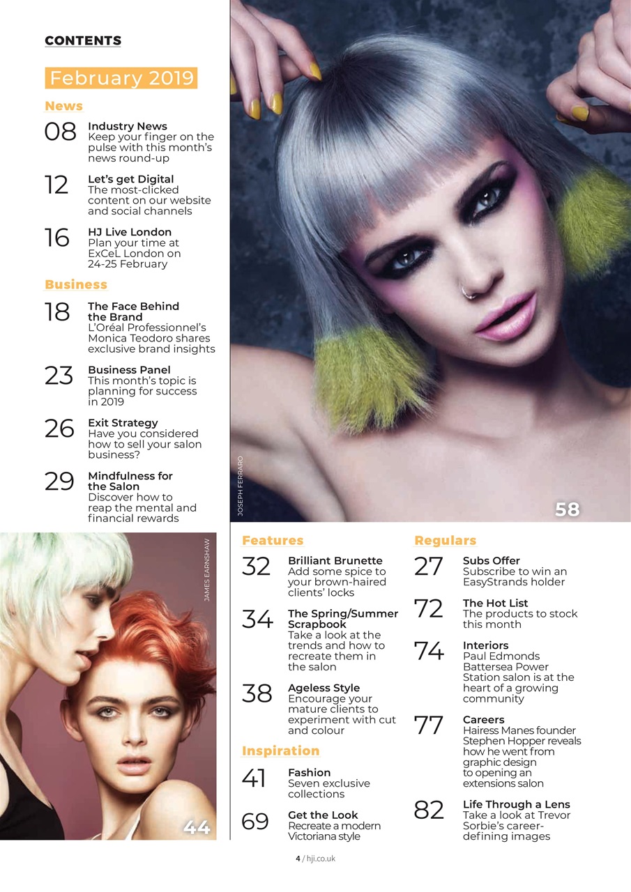 Hairdressers Journal Preview Pages