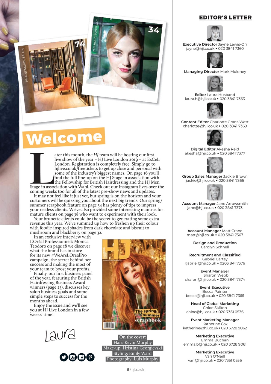 Hairdressers Journal Preview Pages