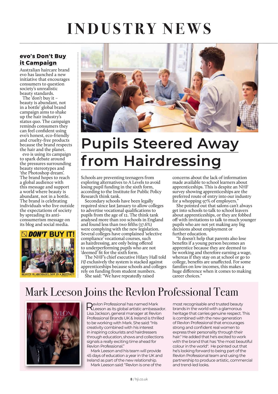 Hairdressers Journal Preview Pages