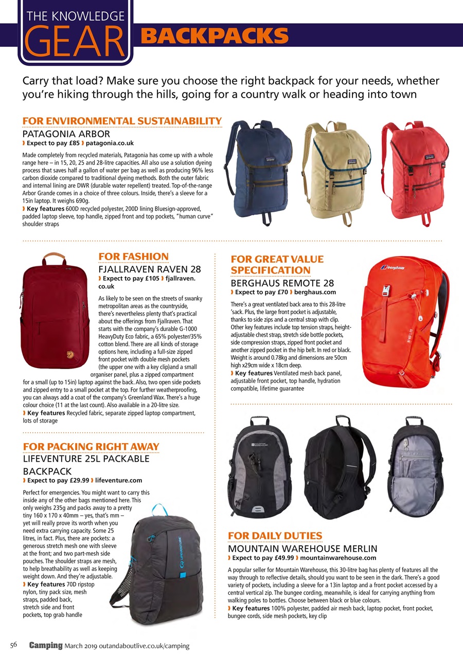 Camping Preview Pages