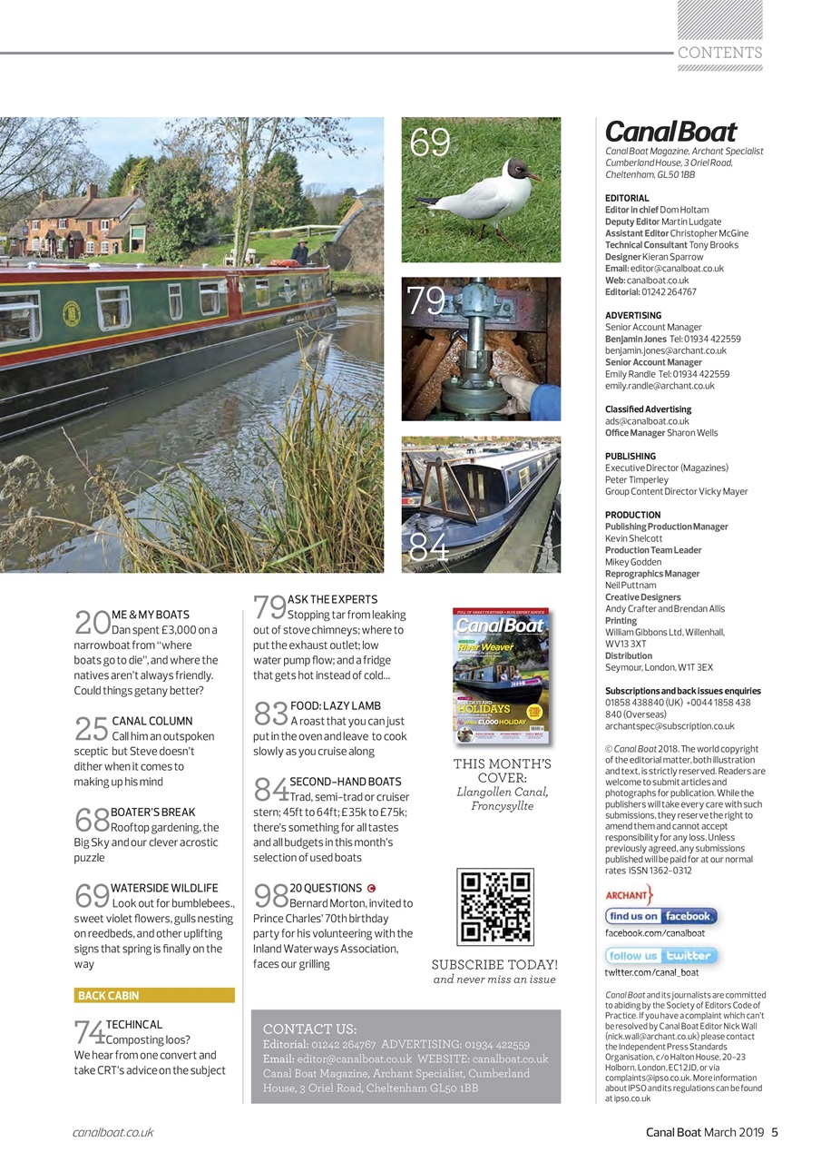 Canal Boat Preview Pages