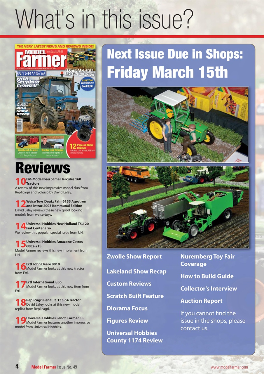 Model Farmer Magazine Preview Pages