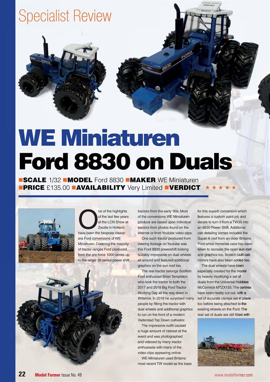 Model Farmer Magazine Preview Pages