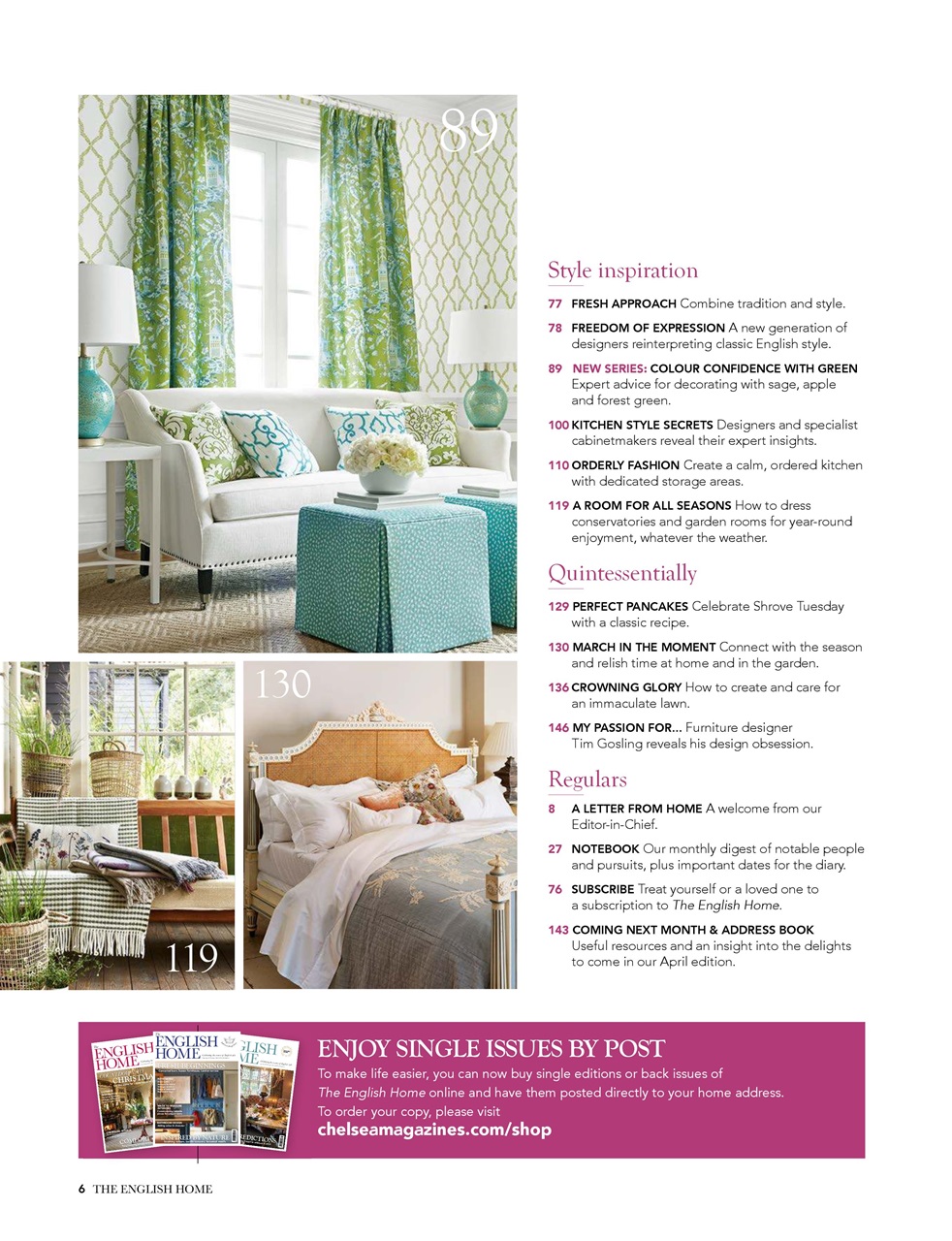 The English Home Preview Pages