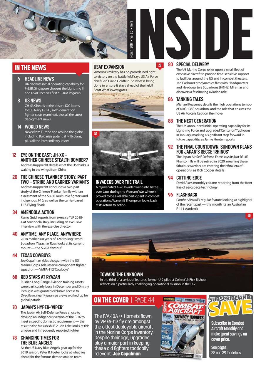 Combat Aircraft Journal Preview Pages