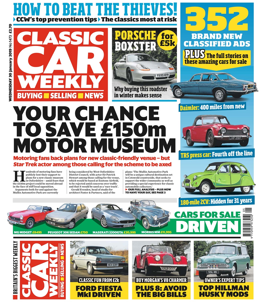 Classic Car Weekly Preview Pages