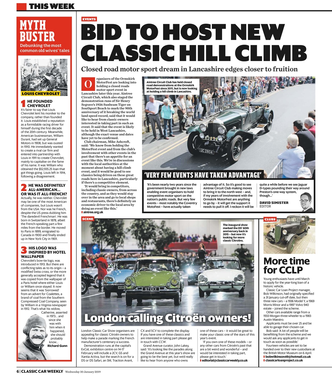 Classic Car Weekly Preview Pages