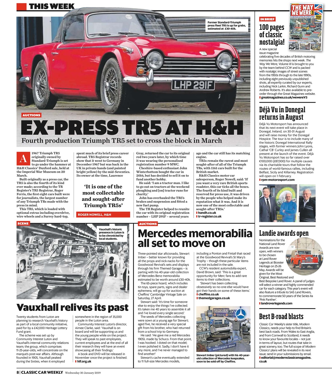 Classic Car Weekly Preview Pages