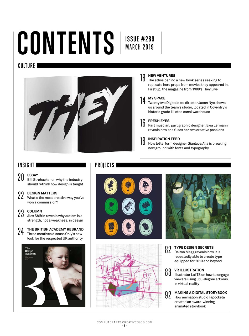 Computer Arts Preview Pages