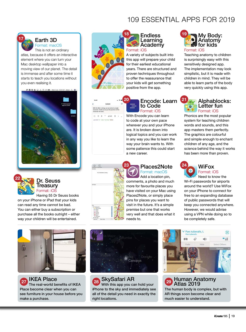 iCreate Preview Pages