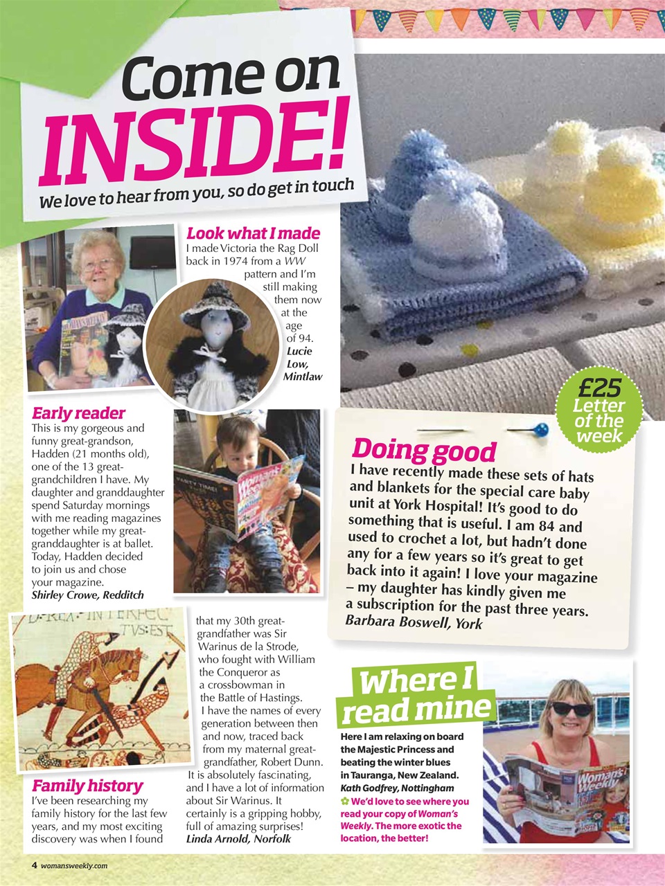 Woman's Weekly Preview Pages