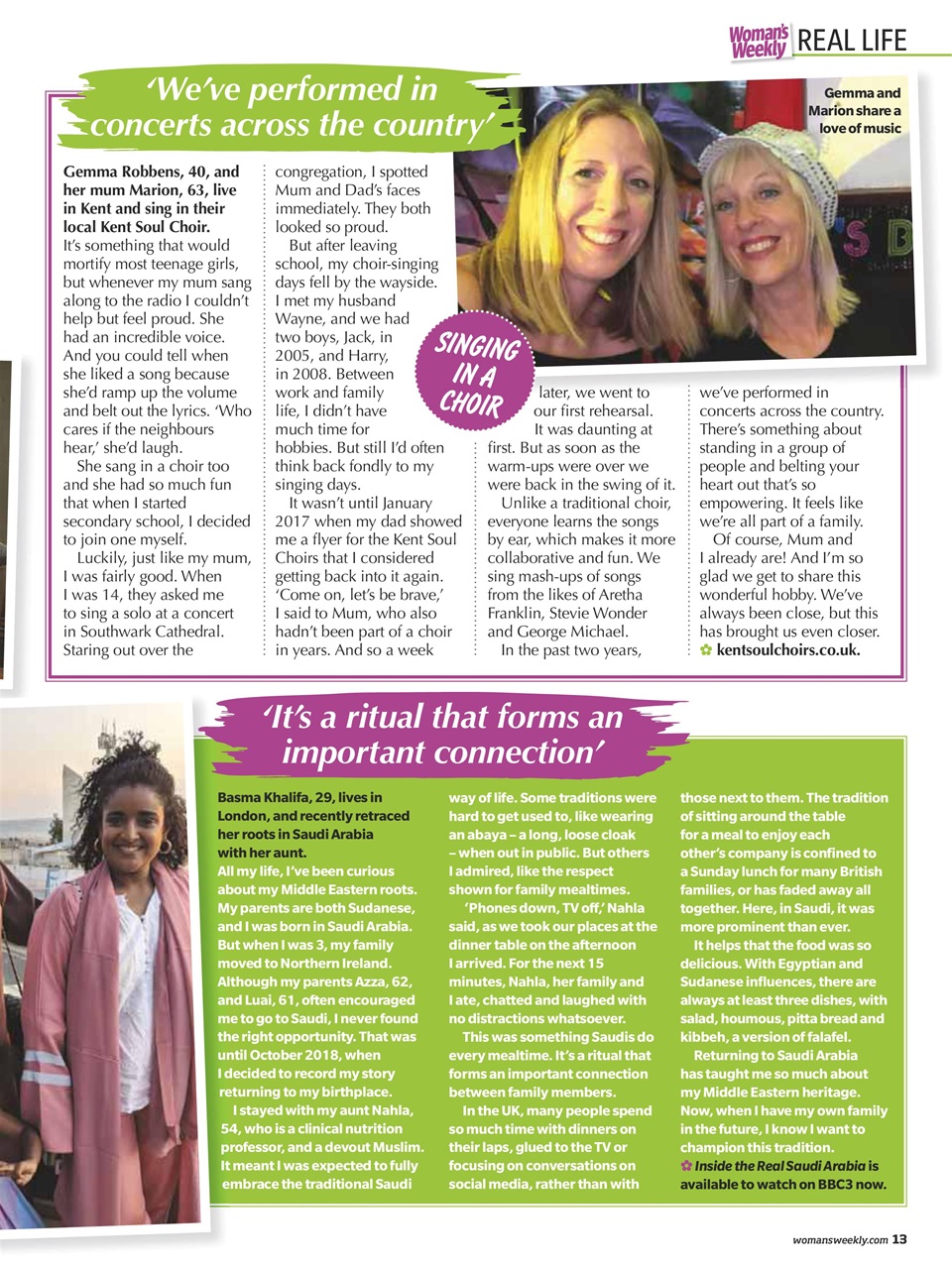 Woman's Weekly Preview Pages