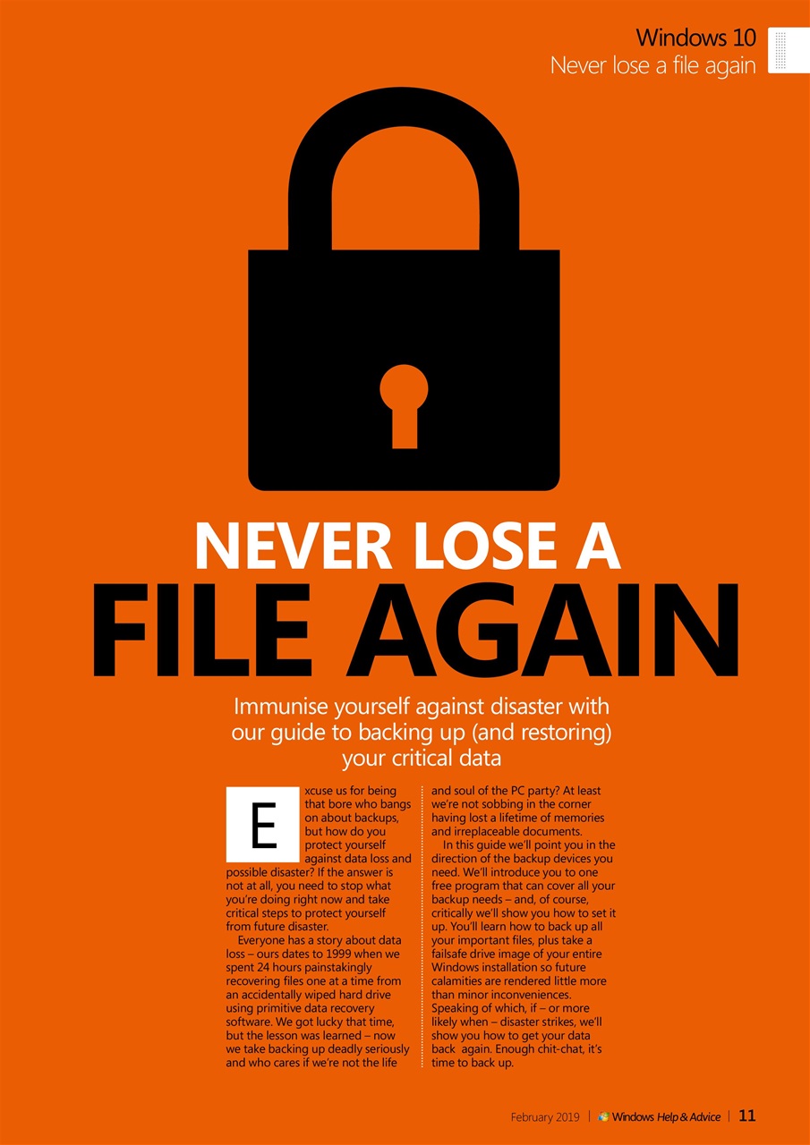 Windows Help & Advice Preview Pages