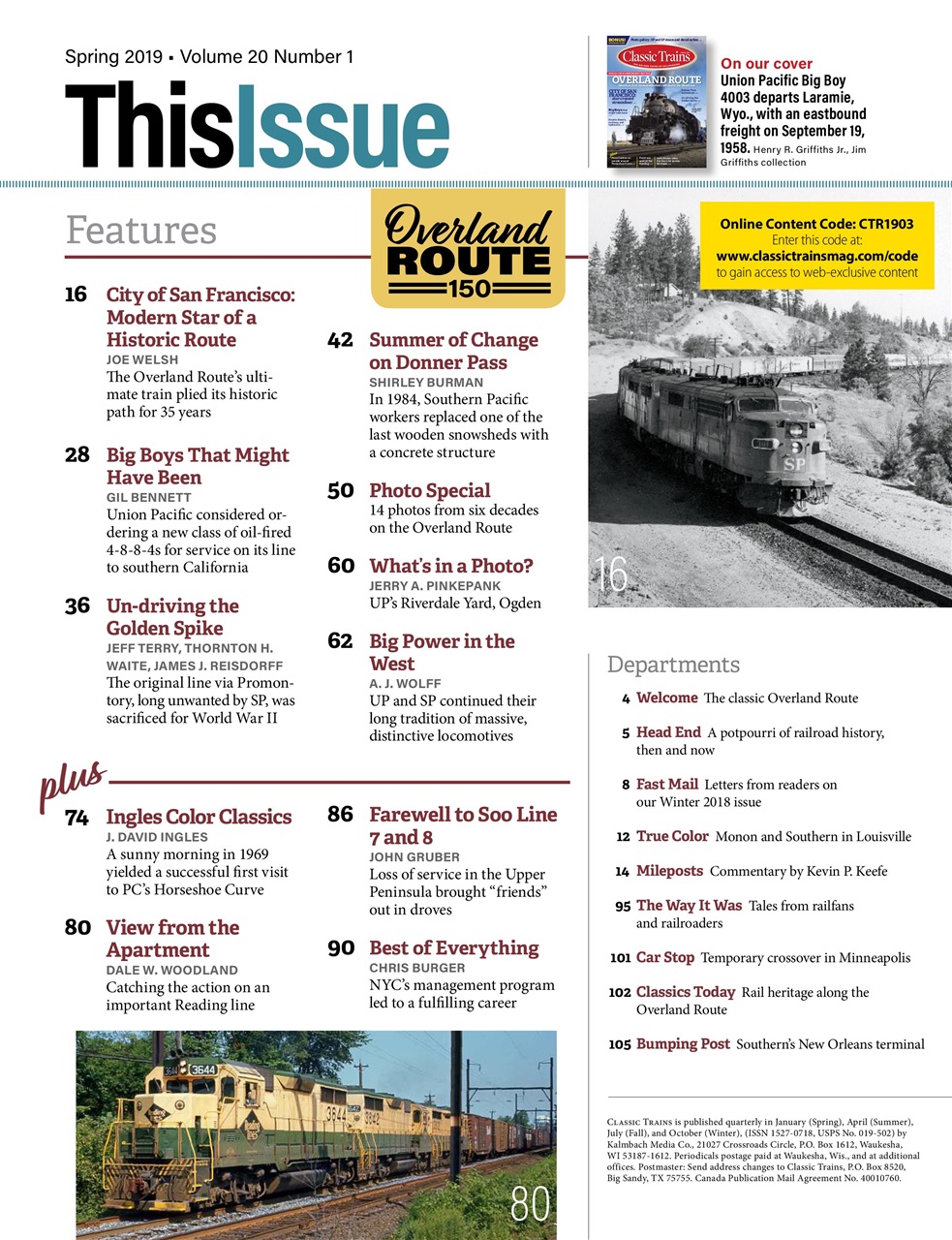 Classic Trains Preview Pages