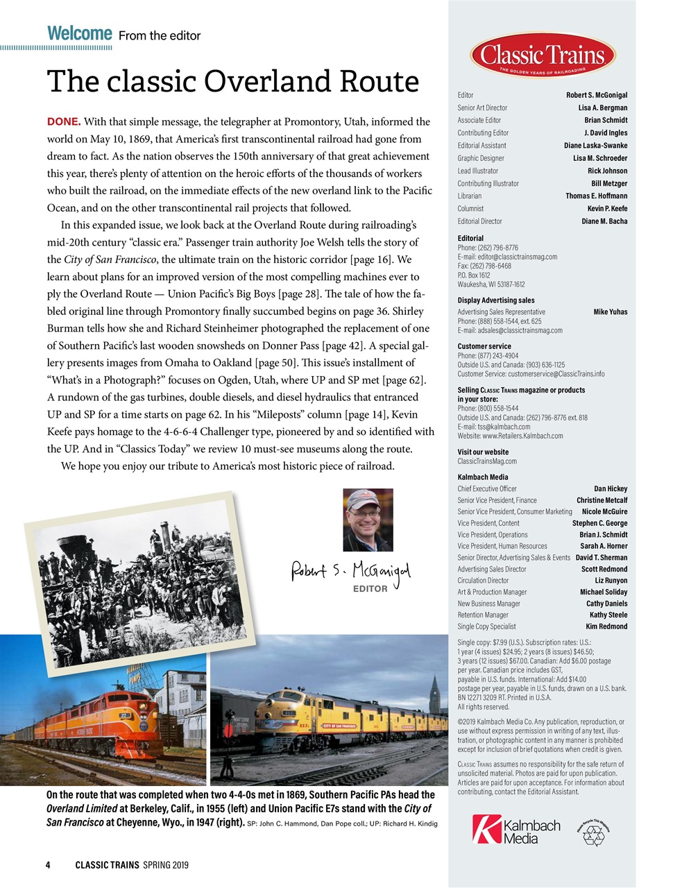 Classic Trains Preview Pages